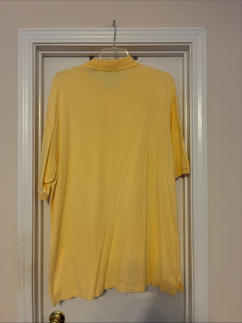 Eddie Bauer XXL Men's Light Yellow Polo Shirt - Picture 2 of 3